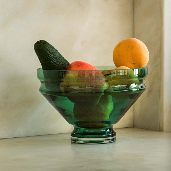 raawii Nicholai Wiig-Hansen - Relæ - glasskål - large Bowl bristol green