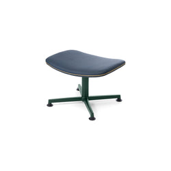 raawii Arba Ottoman Ottoman Dark green base / Spoor dark blue leather