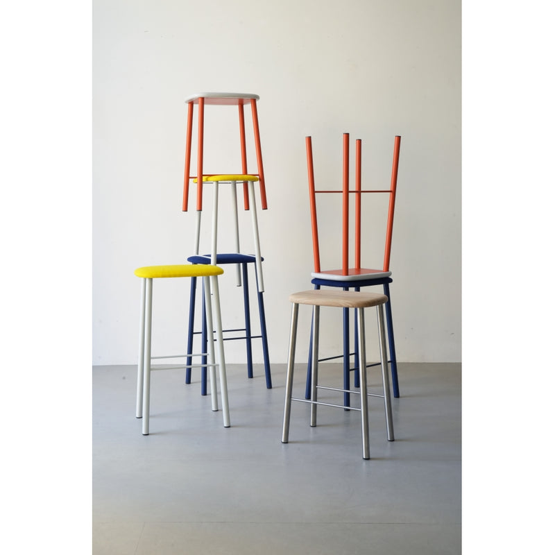 raawii Bird Bar Stool Bar Stool Orange / grey