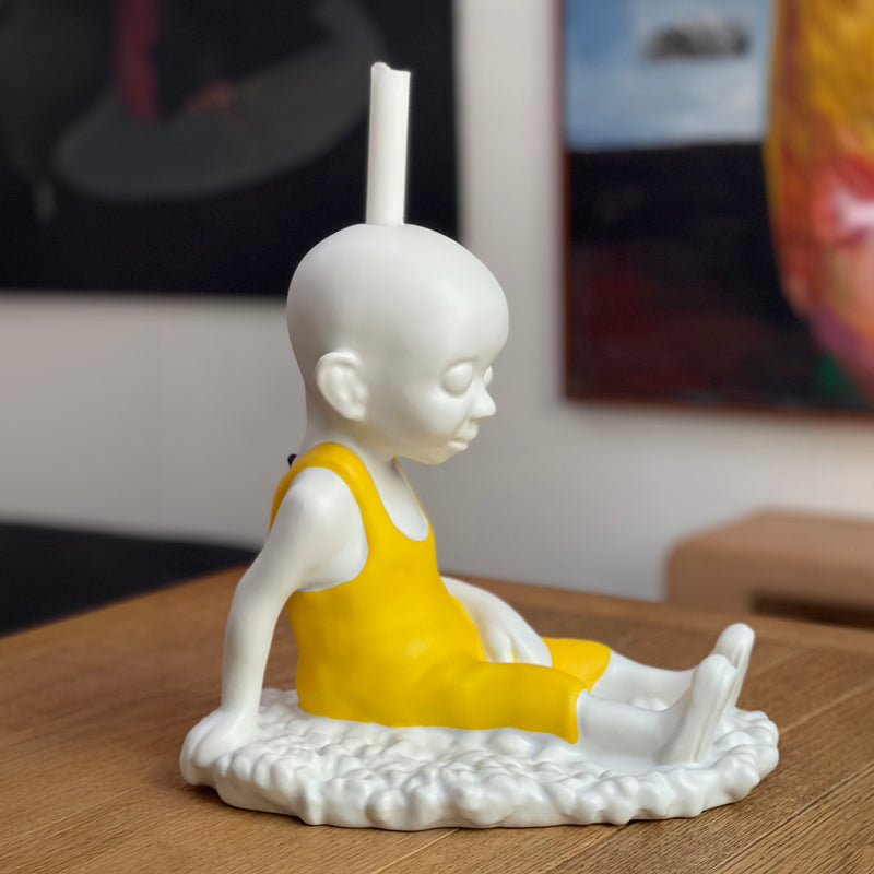 raawii Michael Kvium - Jam - lysestage candleholder Yellow