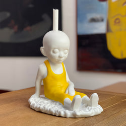raawii Michael Kvium - Jam - lysestage candleholder Yellow