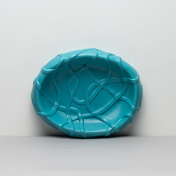 raawii Michael Kvium - Jam - fad centrepiece azure blue
