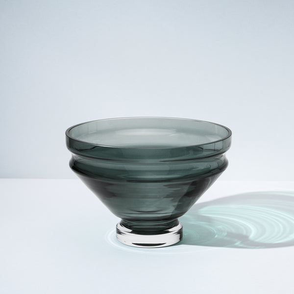 raawii Nicholai Wiig-Hansen - Relæ - glasskål - large Bowl cool grey