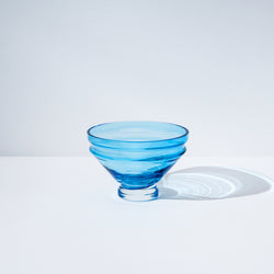 Nicholai Wiig-Hansen - Relæ - glasskål - small - aquamarine blue