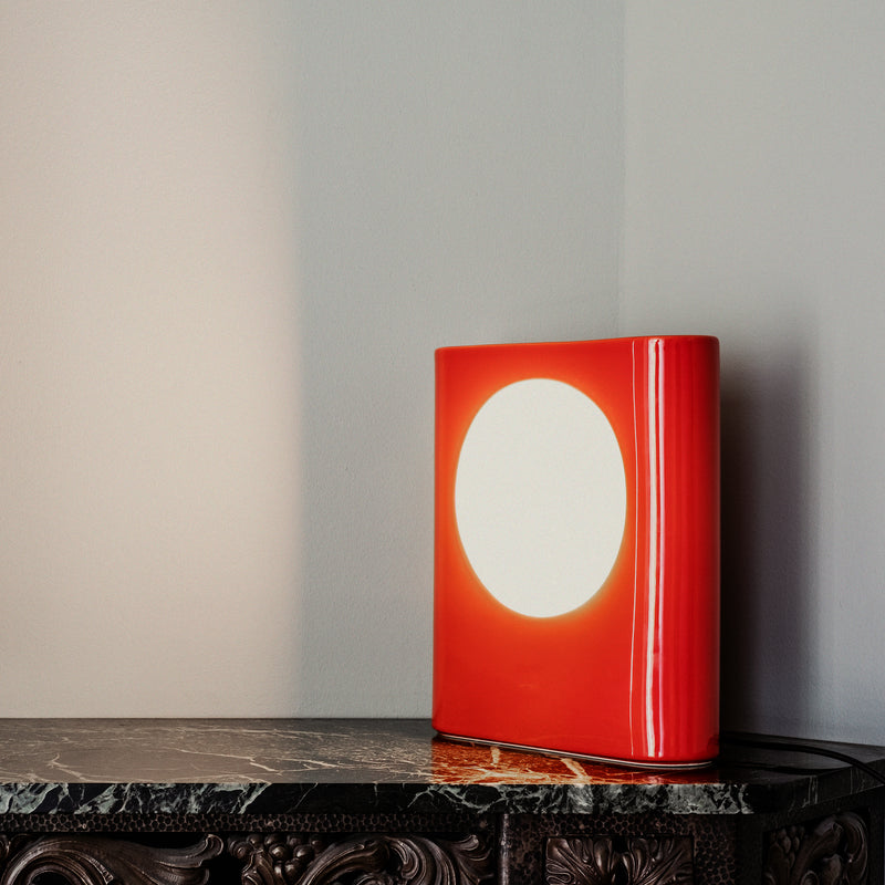Panter&Tourron - Signal - lampe - small - U.K plug - tangerine orange